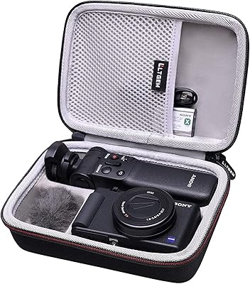 Étui rigide ltgem eva pour appareil photo numérique sony zv-1, petit, sac à