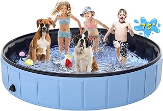 Grande piscine pliable pour chiens de 75" x 16", baignoire pliable en pvc anti-fuite hyperzo pour petits et grands chiens et enfants bleu – Photo produit Dakar Sénégal – Livraison rapide Grande piscine pliable pour chiens de 75" x 16", baignoire pliable en pvc anti-fuite hyperzo pour petits et grands chiens et enfants bleu. Votre satisfaction commence ici, sur Diaytar Sénégal
