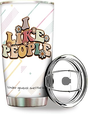 Medroc gobelet d'anesthésie en acier inoxydable 20 oz, j'aime les gens cadeau d'anesthésie pour anniversaire noël, cadeau d'anesthésiologie pour infirmière médecin assistant technique, crna pacu infirmière anesthésiste tumbler wrap. Votre marketplace de proximité digitale : Diaytar