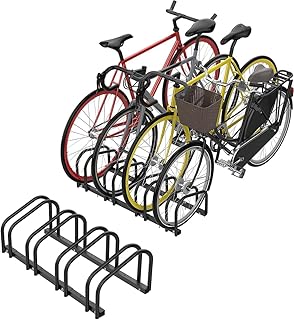 Porte-vélos à montage au sol skihd 4, organisateur de rangement pour vélos en acier, support de stationnement pour garage et maison, intérieur et extérieur, 100 cm x 33 x 26 cm. Votre centre commercial virtuel au Sénégal : Diaytar