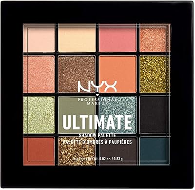 Palette de fards à paupières ultimate utopia de nyx professional makeup, ultimate utopia