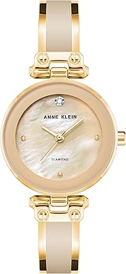 Une montre bracelet originale à cadran diamant pour femme d'anne klein