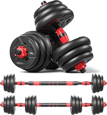 Ensemble d'haltères réglables kokijo 20 kg - 30 kg avec poids à main