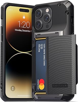 Coque vrs design damda glide pro conçue pour iphone 14 pro max [semi-automatique]