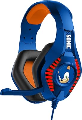 Casque de jeu otl technologies sh0976 sonic the hedgehog pro g5 - bleu