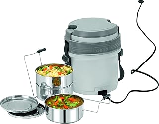 Boîte à lunch électrique en plastique newton pour violoncelle, lot de 3, gris