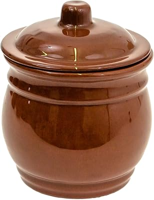 Petit pot en terre cuite la dessa, 230 ml, marron