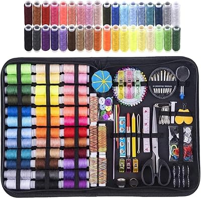 Dayong kit d'enfilage d'aiguilles à coudre pour adultes 200 pièces de fournitures