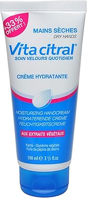 Vita citral crème mains hydratante mains sèches 100 ml + 33% offert - crème apaisante et adoucissante intense pour mains sèches. Toutes les catégories, tous les prix sur Diaytar