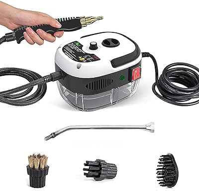 Nettoyeur vapeur multifonction, nettoyeur vapeur haute température 2500w 3 bars, lave-auto haute pression