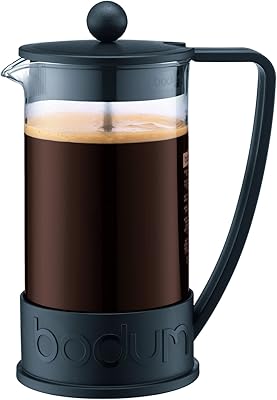 Cafetière à presse française brésilienne bodum, 1 litre, 8 tasses, 34 oz, noir 34 oz, 10938-01b. Diaytar Sénégal : Parce que chaque FCFA compte