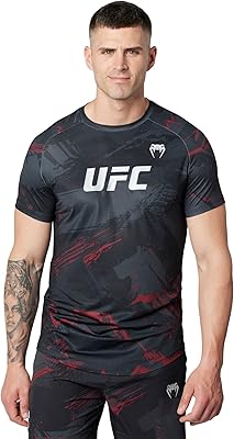 T-shirt à manches courtes venum ufc authentic fight week 2.0 pour hommes