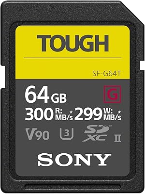 Carte mémoire flash sony 64 go sdxc uhs-ii haute performance classe 10 u3