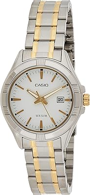 Montre habillée pour femme, analogique, acier inoxydable - ltp1308sg-7av