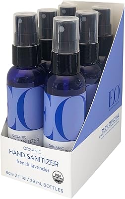Spray désinfectant pour les mains à la lavande biologique e.o., 59 ml