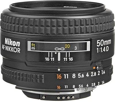 Nikon 50mm f/1.4d af fx nikkor auto focus pour appareils photo reflex numériques