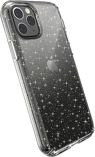 Coque transparente speke pour iphone 11 pro, transparent/g.glitter