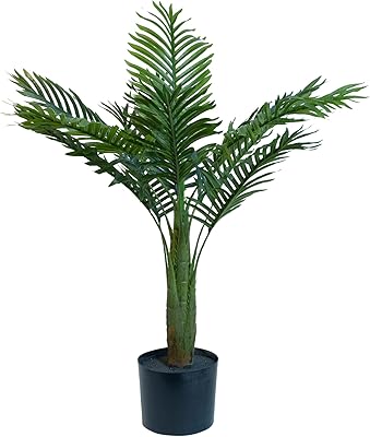 Plante de palmier areca artificielle en pot - 3 pieds de hauteur