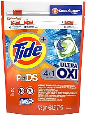 Tide pods home & cleaning active fresh oxi sacs à linge liquide 4-en-1
