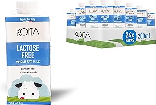 Lait entier italien koita sans lactose (200 ml paquet de 24)