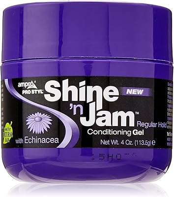 Umbro shine & jam gel tenue normale, 4 oz, blanc, 4 oz