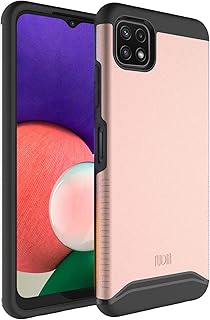 Todia dual shield conçu pour samsung galaxy a22 5g, [intégration] coque de protection
