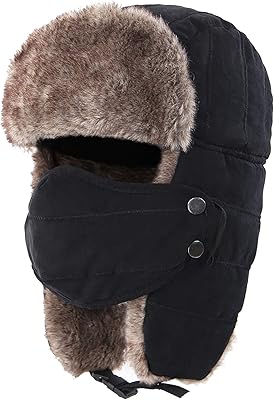 Chapeau de trappeur chaud pour chasseur d'hiver avec cache-oreilles, l-xl