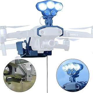 Gimbal de prise de vue professionnel plus avec pack d'éclairage led pour dji