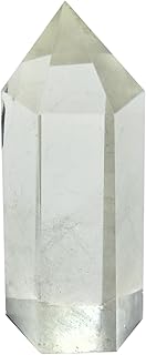 Baguette de pierre de guérison en quartz transparent pointu pour la guérison