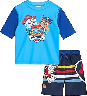 Ensemble de protection contre l'irruption nickelodeon paw patrol upf 50+ pour garçons
