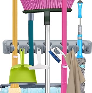 Support pour balai à franges, outils de jardin muraux, organisateur de rangement commercial