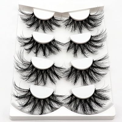 Faux cils lusha 25 mm grand volume 3d dramatique long volume faux vison