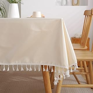 Aliver nappe imperméable en élasthanne de 6 pieds, nappe rectangulaire extensible, coupe ajustée