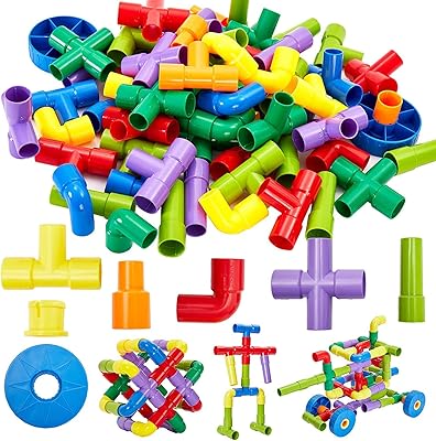 Un ensemble en forme de tube de 72 pièces pour assembler des formes