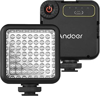Mini lampe de photographie infrarouge ir49s pour caméscope, batterie rechargeable intégrée avec 3