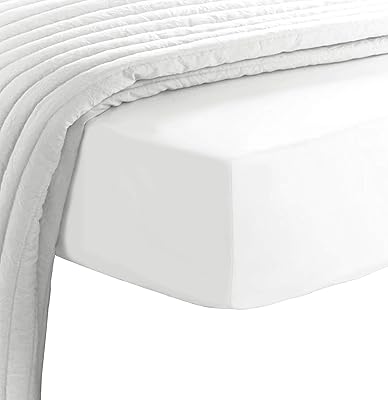 Drap-housse bizona super king size 800 fils, blanc, 1 pièce 100 % drap-housse