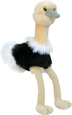 Poupée petite autruche aurora ozzie de flopsy, multicolore, 8 pouces, au31191