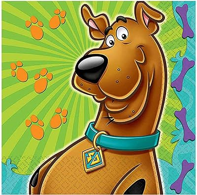 Ensemble de 16 boissons de fête amscan scooby-doo