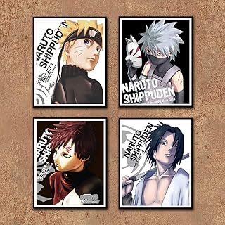 Affiche de manga japonais mignon naruto, art mural sur toile rikudo modo, art