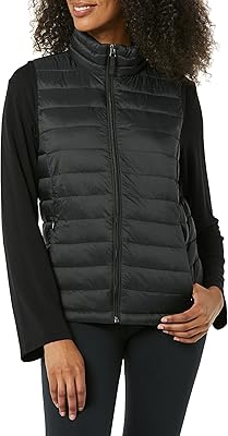 Veste matelassée imperméable et légère amazon essentials pour femme - noir, taille m