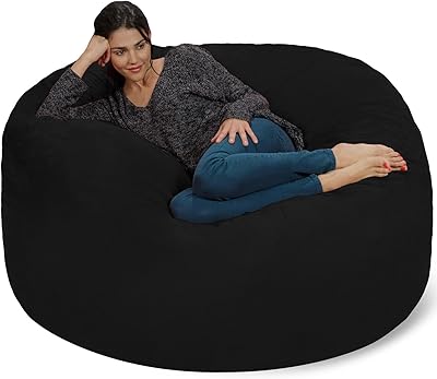 Fauteuil poire chill sack 5' - grand canapé avec housse en microfibre douce