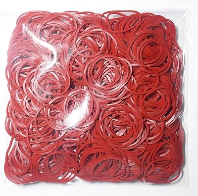 500pcs 1 pouce 25mm petits élastiques multicolores en vrac élastique large