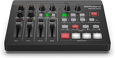 Système de diffusion en direct roland aerocaster - solution de production multi-caméras