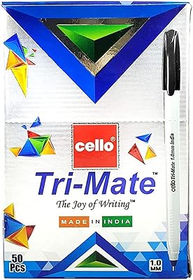 Stylos à bille cello trimate, 1,0 mm, boîte de 50 pièces, vert