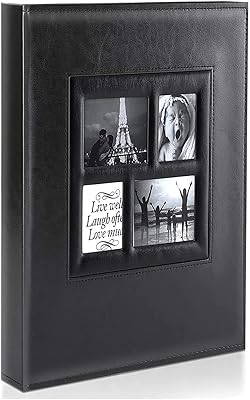 Album photo 4×6 avec 500 pochettes photos de javist, album photo de mariage