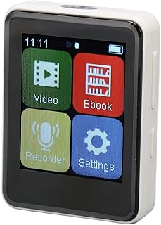 Lecteur mp3 portable, écran tactile hd de 1,8 pouces, lecteur de musique bluetooth