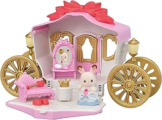 Coffret de jeu sylvanian families royal carriage (10 pièces), multicolore
