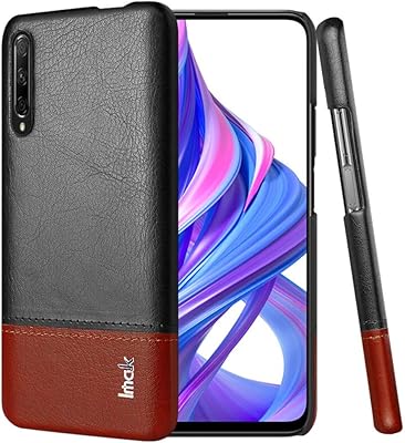 Étui de protection en cuir bicolore pour huawei honor 9x/9x pro imac royei