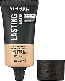 Fond de teint mat lasting finish rimmel london, 085 beige clair, 30 ml