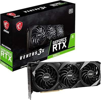 Carte graphique de jeu msi geforce rtx 3060 ti 8 go